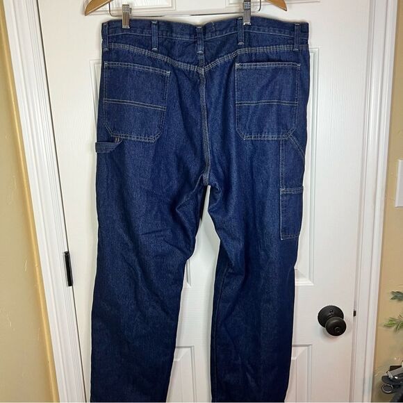 Men’s Wrangler Carpenter Style Fully Fleece Lined Jean‎ Size 38x30 - Picture 6 of 9